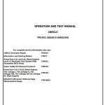 John Deere 160CLC Excavator Diagnostic Operation Test Manual TM1932