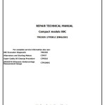 John Deere 80C Excavator Repair Technical Manual TM1939