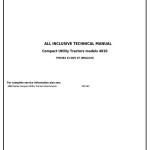 John Deere 4010 Compact Utility Tractor Diagnostic Repair Technical Manual TM1983