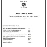 John Deere 1770NT 1770NT CCS 16-Row Planter Repair Technical Manual TM2017