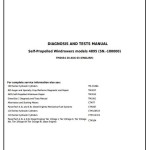 John Deere 4895 Self Propelled Windrower Diagnosis Test Manual TM2034