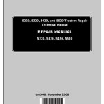 John Deere 5220 5320 5420 5520 Tractor Repair Technical Manual TM2048