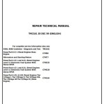John Deere 9560 9660 Combine Repair Technical Manual TM2161