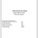John Deere 332 CT332 Skid Steer Compact Track Loader Diagnostic Operation Test Manual TM2211