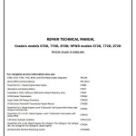 John Deere 670D 672D 770D 772D 870D 872D Motor Grader Repair Technical Manual TM2256