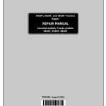 John Deere 9430T 9530T 9630T Tracks Tractor Repair Manual TM2268