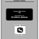 John Deere 2305 Compact Utility Tractor Technical Manual TM2289