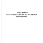 John Deere X500 X520 X530 X534 X540 Riding Lawn Tractor Diagnostic Repair Technical Manual TM2309