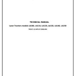 John Deere LA100 LA110 LA120 LA130 LA140 LA150 Riding Lawn Tractor Diagnostic Repair Technical Manual TM2371