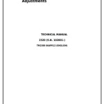 John Deere 2320 Compact Utility Tractor Repair Test Adjustments Technical Manual TM2388