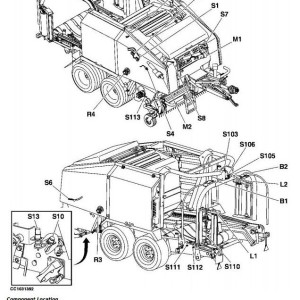 John Deere 744 Forage Wrapping Round Baler (Europe) Technical Manual TM300219