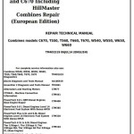 John Deere W540 W550 W650 W660 T550 T560 T660 T670 C670 Combine Repair Technical Manual TM401519