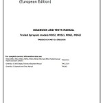 John Deere M952 M962 M952i M962i Trailed Sprayer Diagnosis Test Manual TM403619