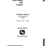 John Deere 820 Tractor Technical Manual TM4212
