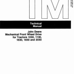 John Deere 1030 1130 1630 1830 2030 Tractor Technical Manual TM4326