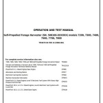John Deere 7200 to 7800 Self-Propelled Forage Harvester Diagnostic Operation Test Manual TM4670