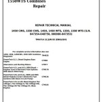 John Deere 1450 1550 1450CWS 1550CWS 1450WTS 1550WTS Combine Repair Technical Manual TM4714