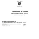 John Deere 1740 Planter Diagnostic Repair Manual TM606619
