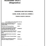 John Deere 6105E 6120E 6135E Tractor Diagnosis Test Manual TM608519