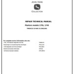John Deere 1745 1755 Planter Frame Repair Technical Manual TM609219