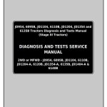 John Deere 6095B(6B-954) to 6140B(6B-1404) Tractor Diagnostic Test Manual TM701819