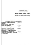John Deere 6145J 6165J 6180J 6205J Tractor Repair Manual TM801519
