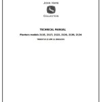John Deere 2115 to 2134 Planter Diagnostic Repair Technical Manual TM803719