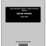 John Deere 6415 6615 Tractor Repair Technical Manual TM8130