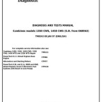 John Deere 1550CWS CIS Combine Diagnosis Test Manual TM8243