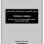 John Deere 5036D to 5305 Tractor Technical Manual TM900719