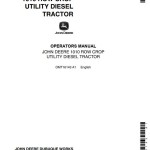 John Deere 1010 Operators Manual OMT16143