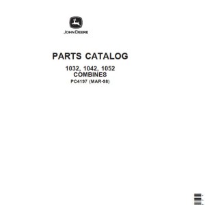 John Deere 1032 1042 1052 Parts Catalog PC4197