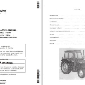 John Deere 1120 Operator's Manual OML27385 SV
