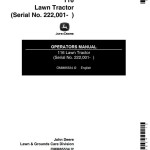 John Deere 116 Operators Manual OMM85534