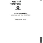 John Deere 1250 1450 1650 Operators Manual OMRW18976