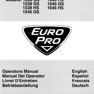 John Deere 1338 GS to 1646 HS Operators Manual OMGX10129 EN ES FR DE