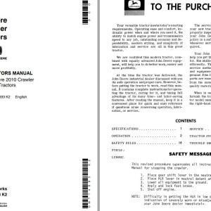 John Deere 2010 Operators Manual EN ES