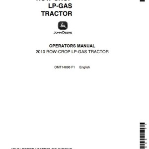 John Deere 2010 Operators Manual OMT14696