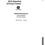 John Deere 2010 Operators Manual OMT16002