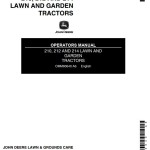 John Deere 210 212 214 Operators Manual