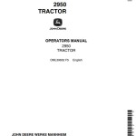 John Deere 2950 Operators Manual OML39652