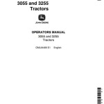 John Deere 3055 3255 Operators Manual OML64489