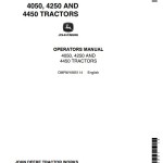 John Deere 4050 4250 4450 Operators Manual