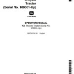 John Deere 420 Operators Manual OMT34756