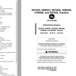 John Deere 5075GV to 5075GL Operator's Manual