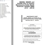 John Deere 5083EN 5093EN 5101EN (Tier 2) Maintenance Guide OMSJ294044