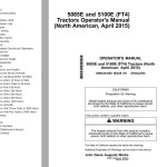 John Deere 5085E 5100E (FT4) Operator's Manual