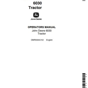 John Deere 6030 Operators Manual OMR55943
