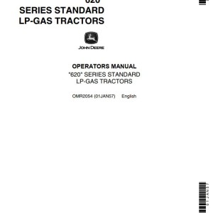 John Deere 620 Series Operators Manual OMR2054