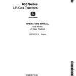 John Deere 630 Series Operators Manual OMR20719